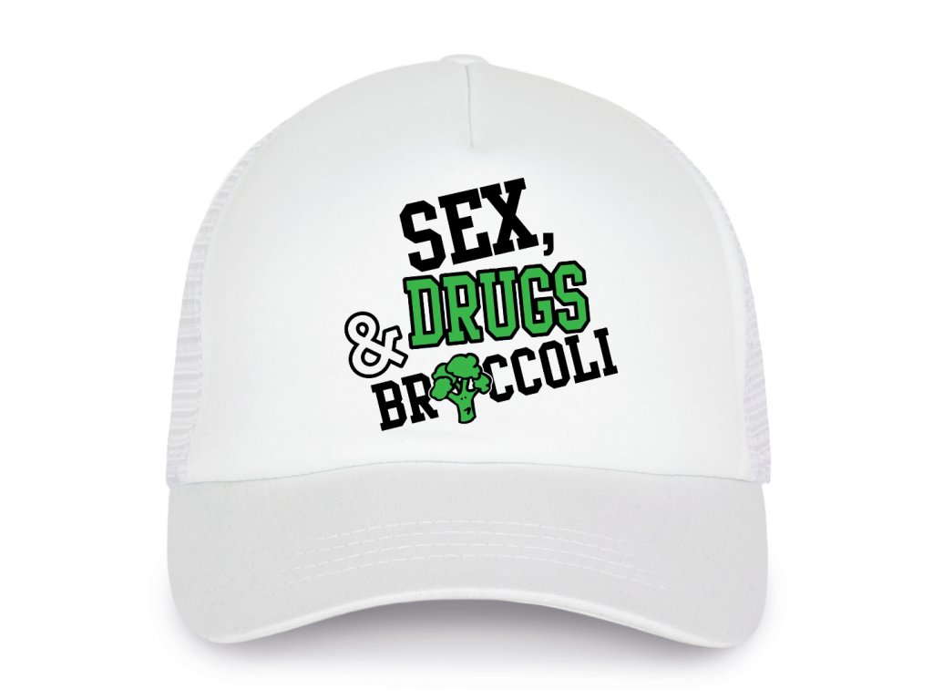 Detská čiapka Sex drogy brokolica
