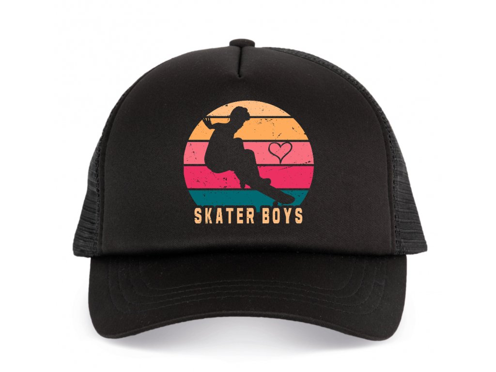 Detská čiapka pre skateboardistov