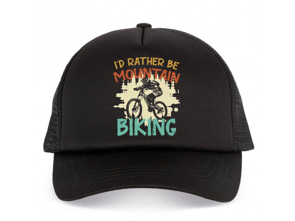 Detská čiapka "Radšej by som bicykloval"