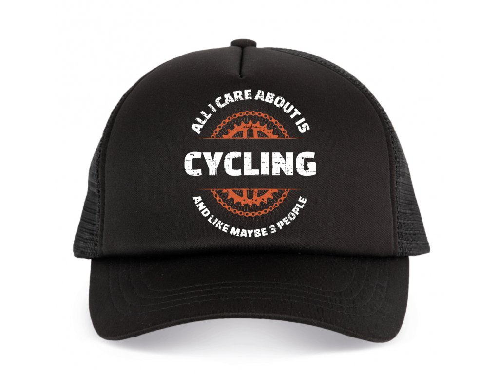 Detská čiapka Zaujíma ma len bicyklovanie