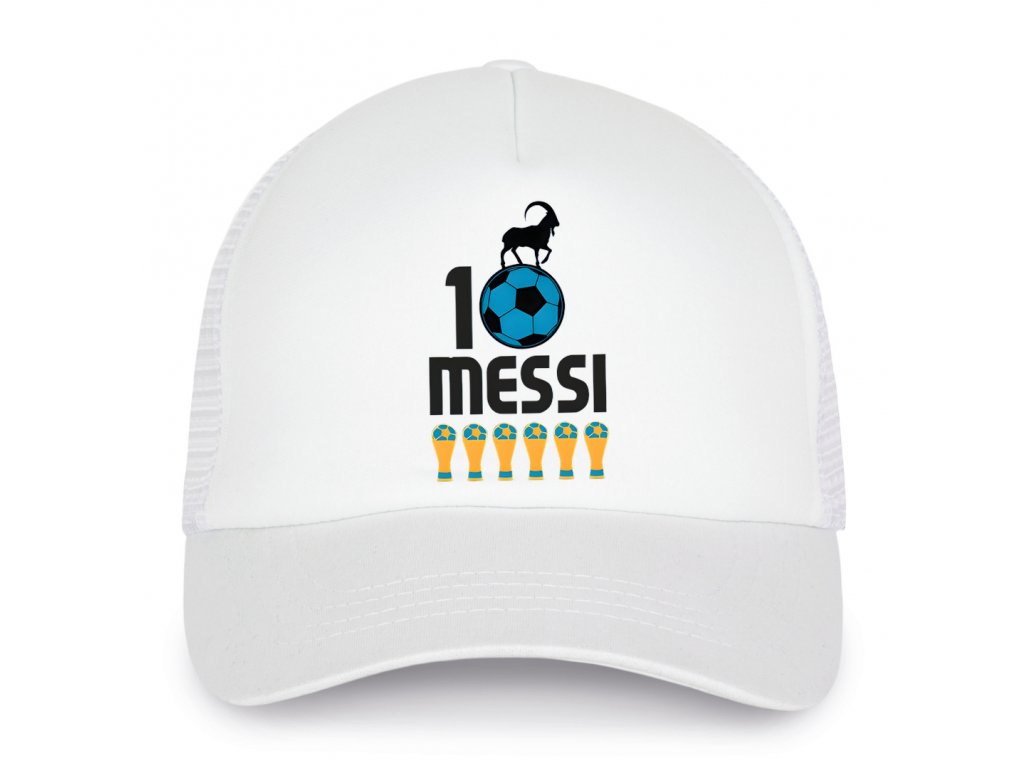 Detská GOAT Messi trofejový víťaz čiapka