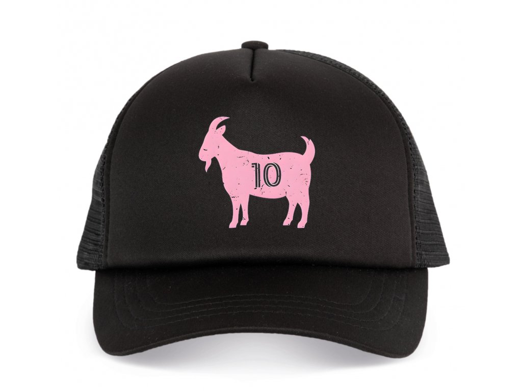 Detská čiapka Ružový GOAT 10 vládne