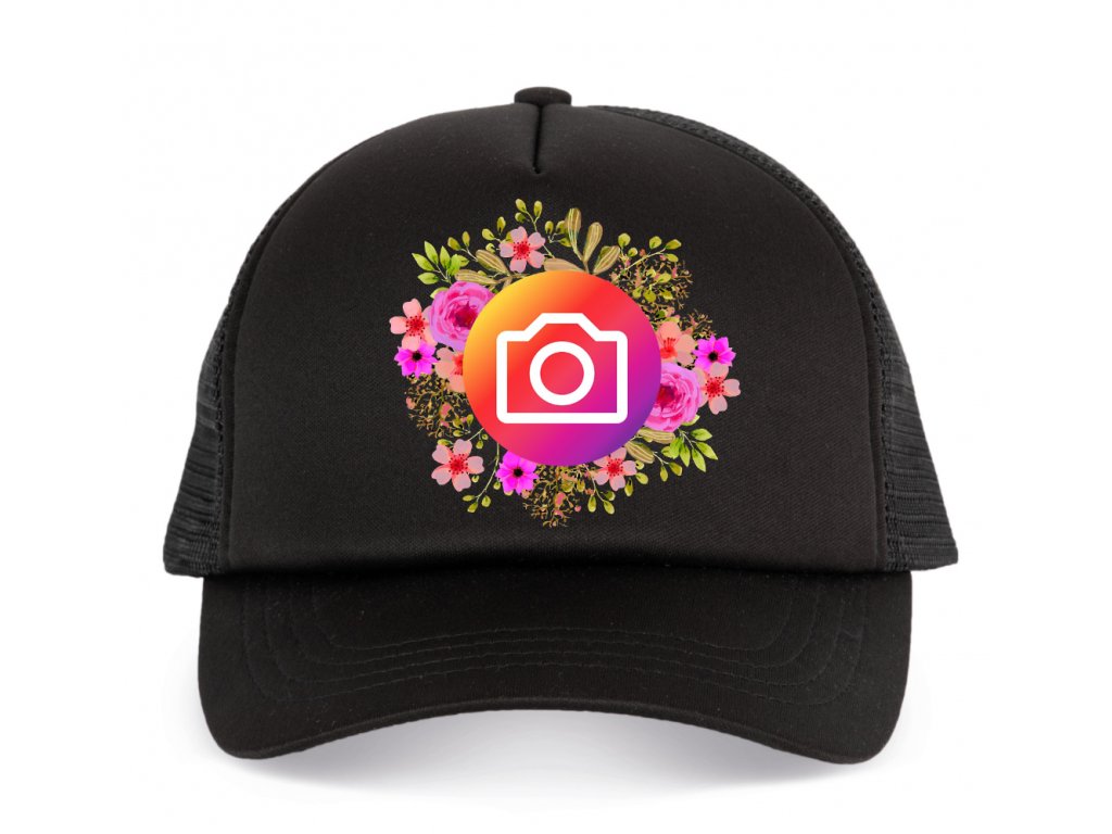 Detská čiapka Instagram kvety