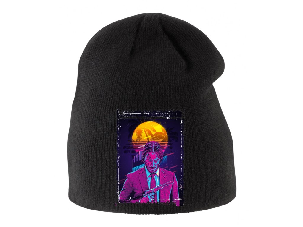 Detská zimná čiapka John Wick retro