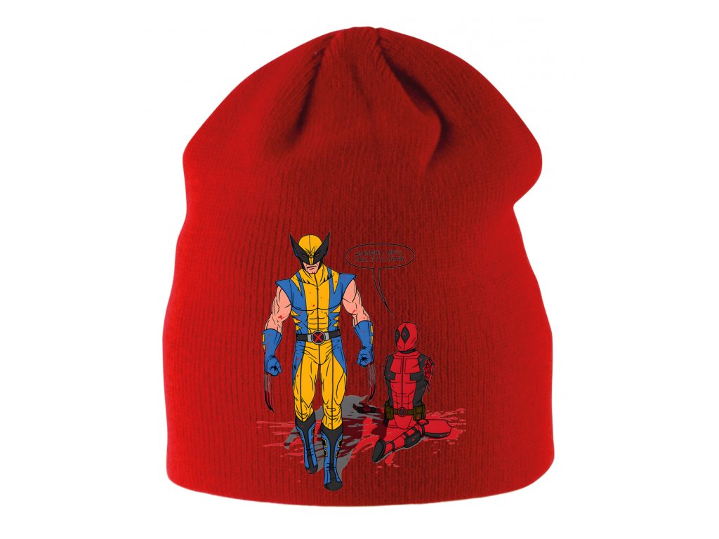 Detská zimná čiapka Wolverine 1 - Deadpool 0