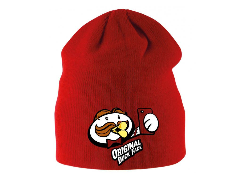 Kačacia tvár Pringles detská zimná čiapka