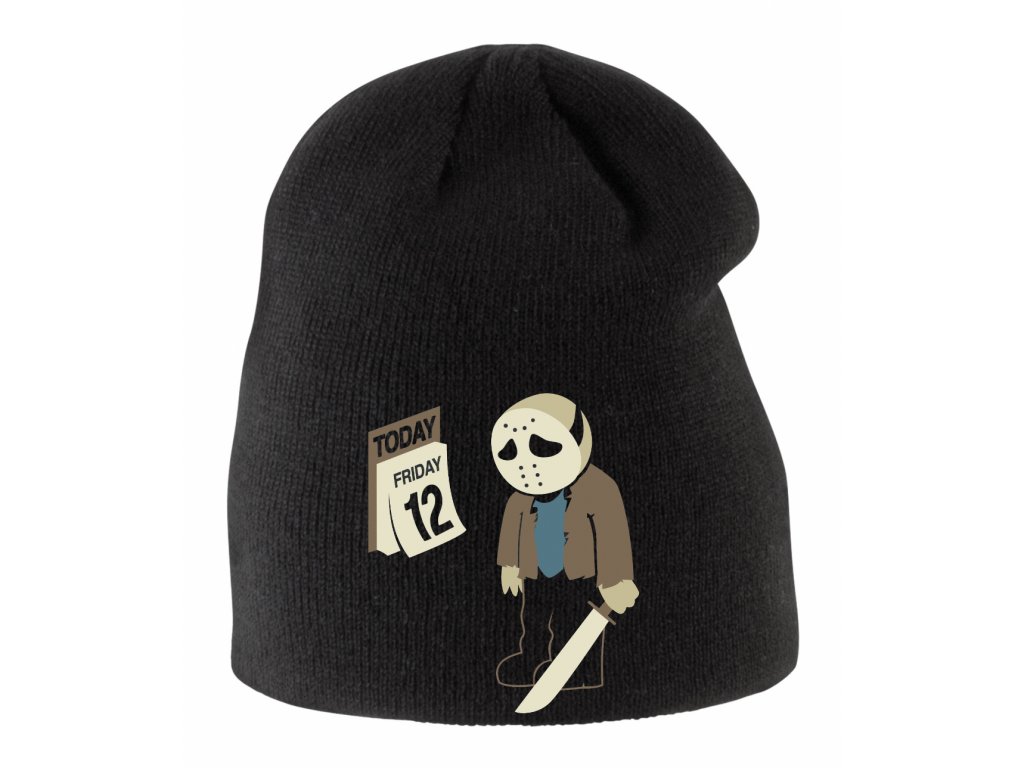 Detská zimná čiapka Piatok 13.