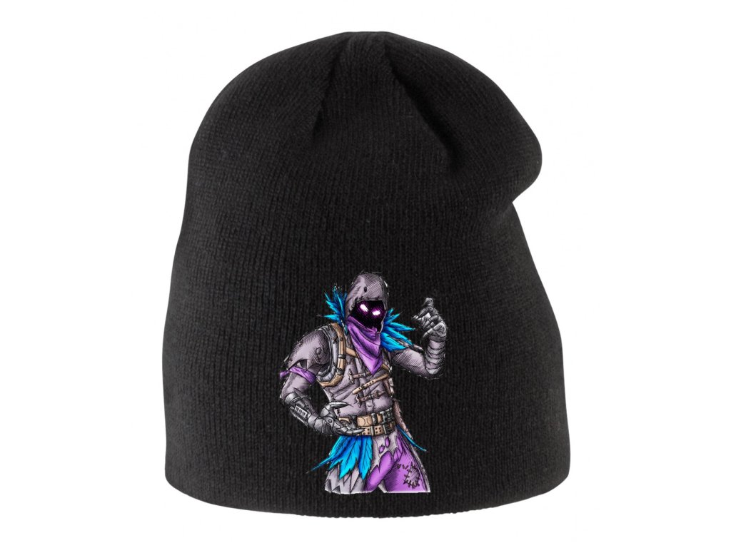 Detská zimná čiapka Raven - Fortnite Skin