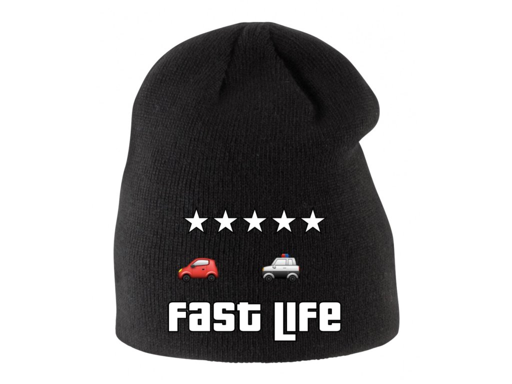 Detská zimná čiapka Fast Life GTA