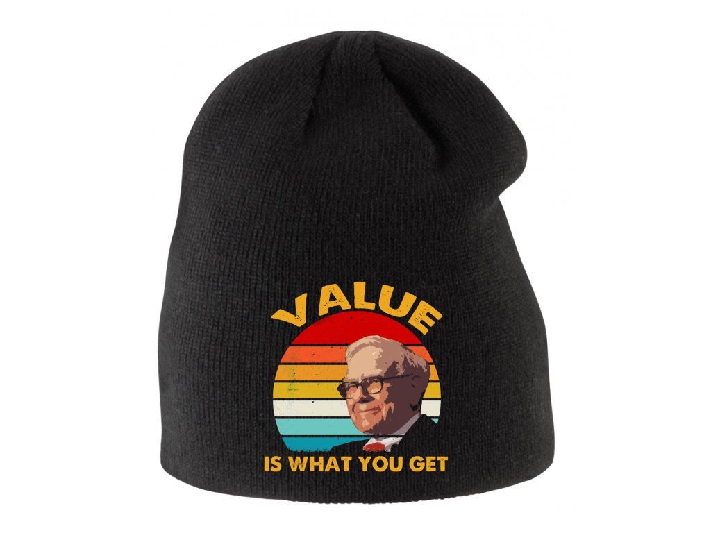 Detská zimná čiapka Warren Buffett