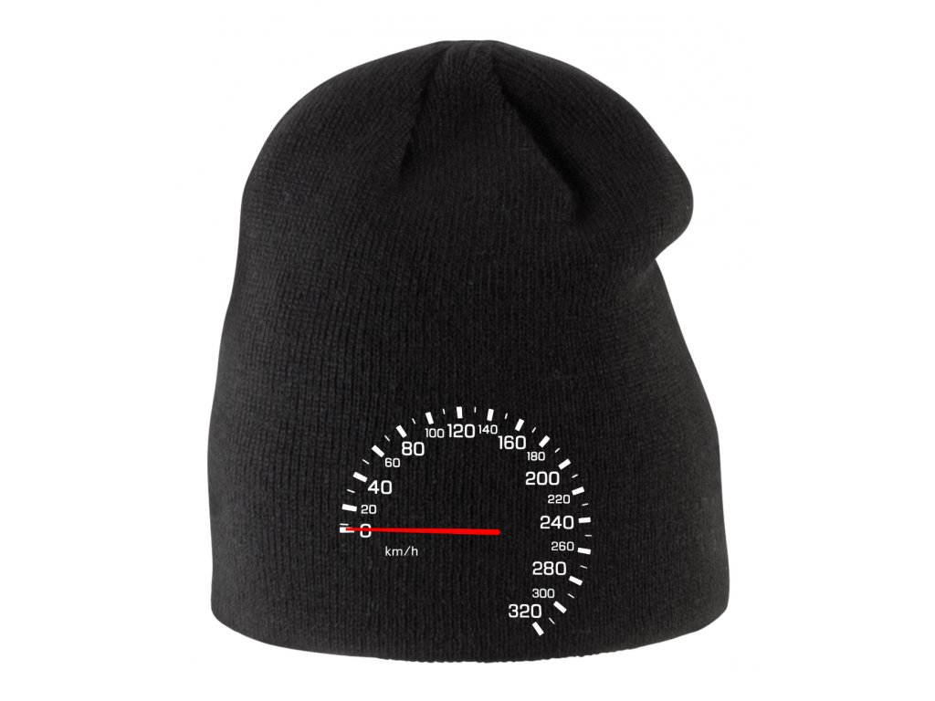 Detská zimná čiapka Tachometer - Pretekár