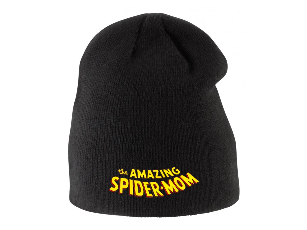 Úžasná Spider-mama detská zimná čiapka