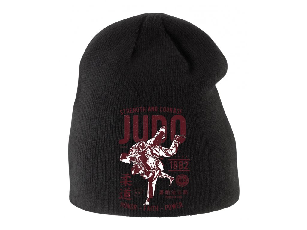 Detská zimná čiapka Judo