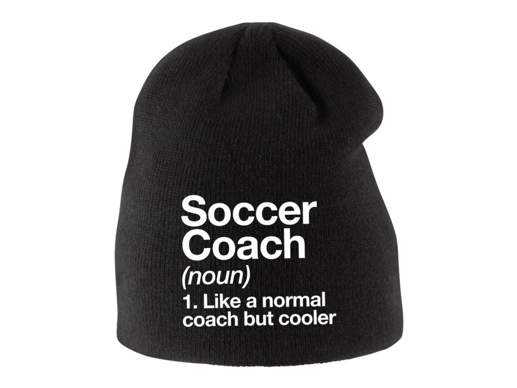 Detská zimná čiapka Najlepší futbalový tréner