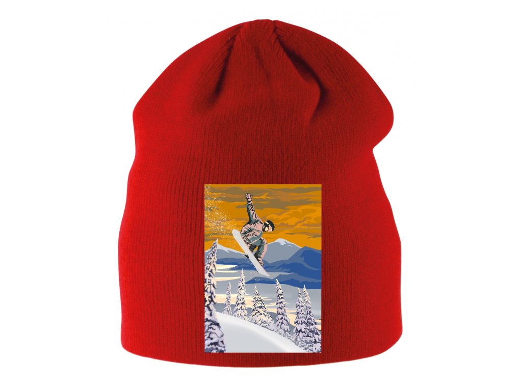 Detská zimná čiapka na snowboarding