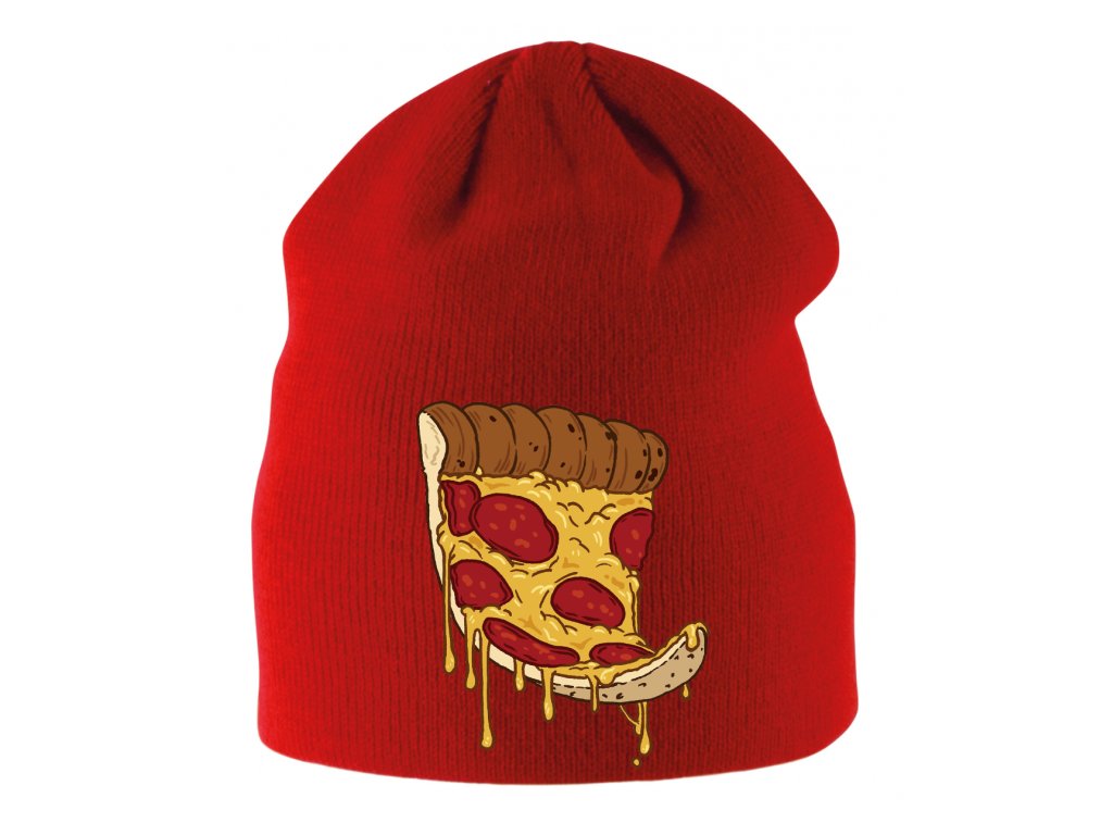 Detská zimná čiapka Pizza