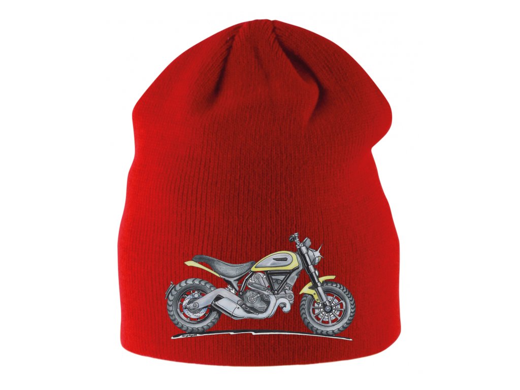 Detská zimná čiapka Ducati motorka