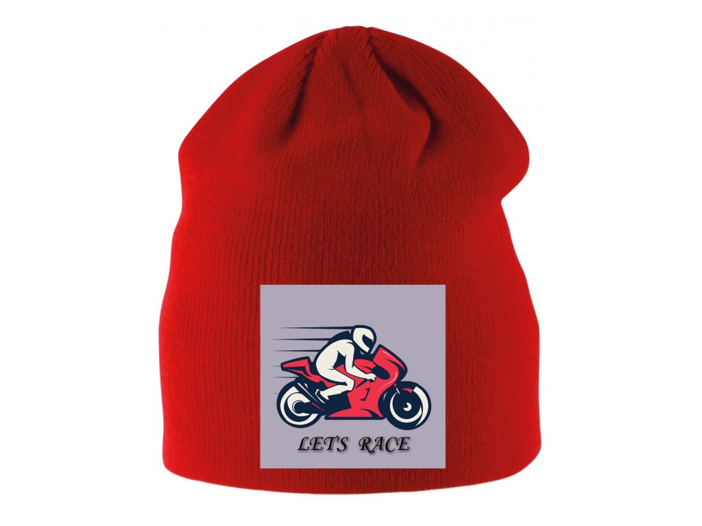 Detská zimná čiapka Biker racer
