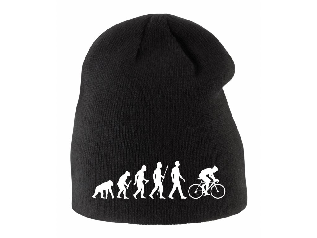 Detská zimná čiapka Cycling evolution