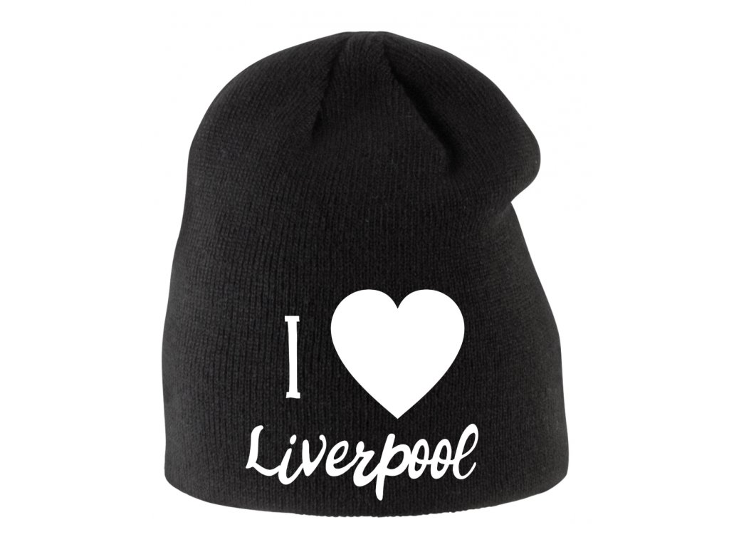 Detská zimná čiapka Milujem Liverpool FC