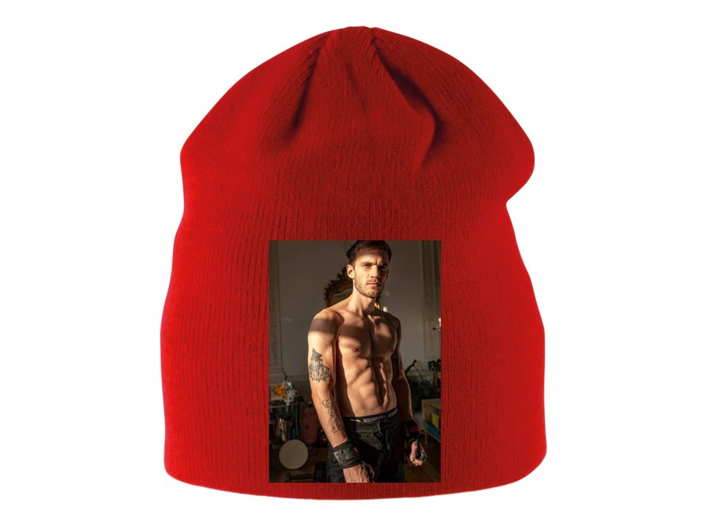 Detská zimná čiapka s postavou Pewdiepie