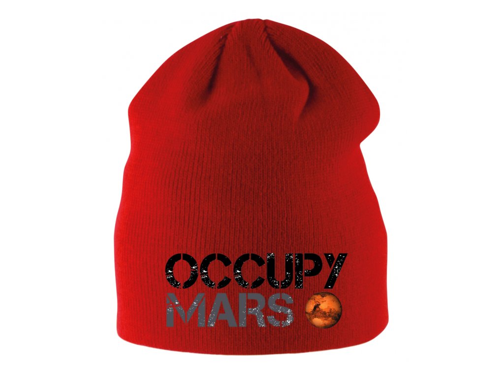 Detská zimná čiapka Occupy Mars