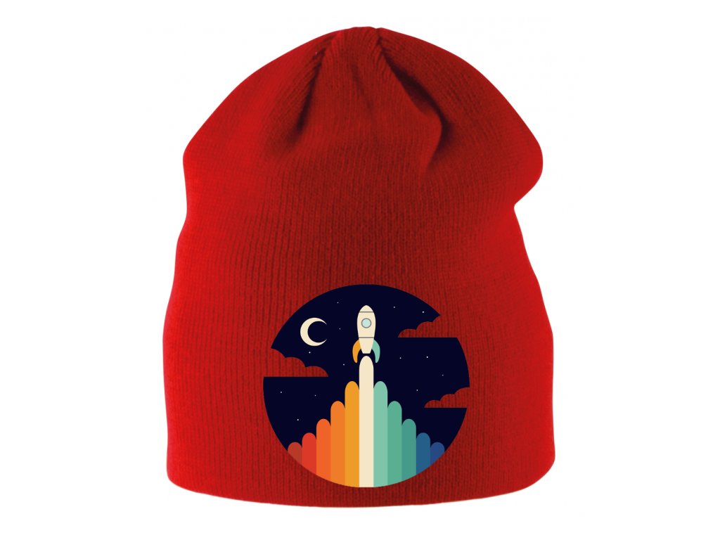 Detská zimná čiapka Rocket Space