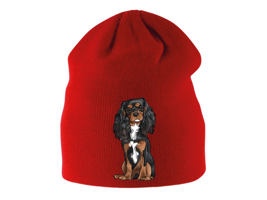 Detská zimná čiapka Cavalier Spaniel
