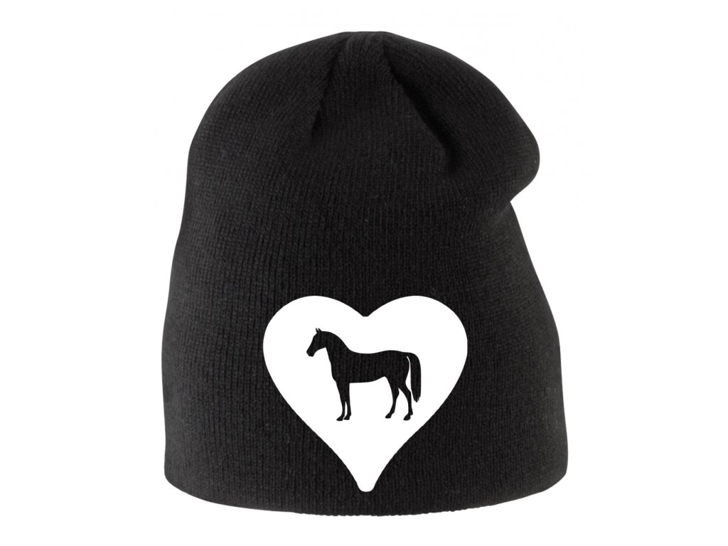 Detská zimná čiapka Love Horse