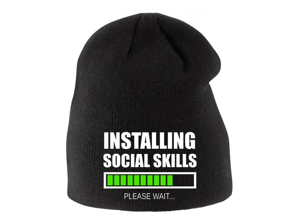 Detská zimná čiapka Rozvíjam sociálne zručnosti