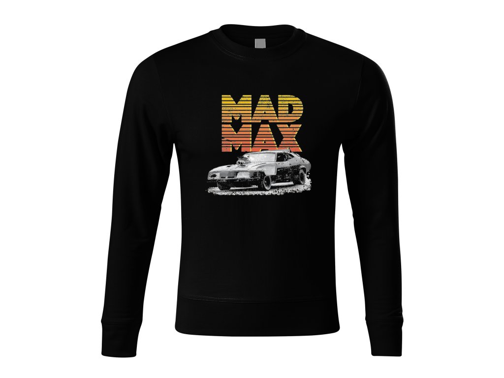 Mikina s kapucňou v štýle Mad Max - cesty, špina a nespútaná rýchlosť