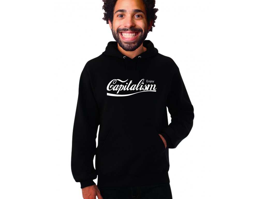 Mikina kapitalizmus paródia Coca Cola