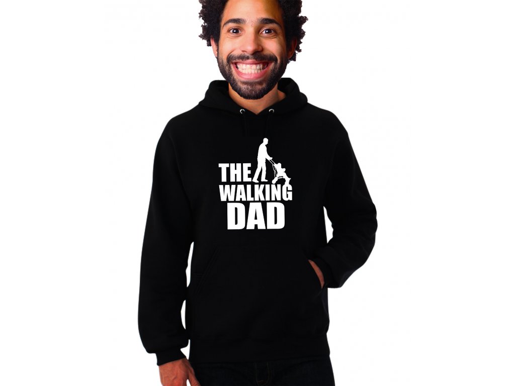 Kráčajúci otec sveter