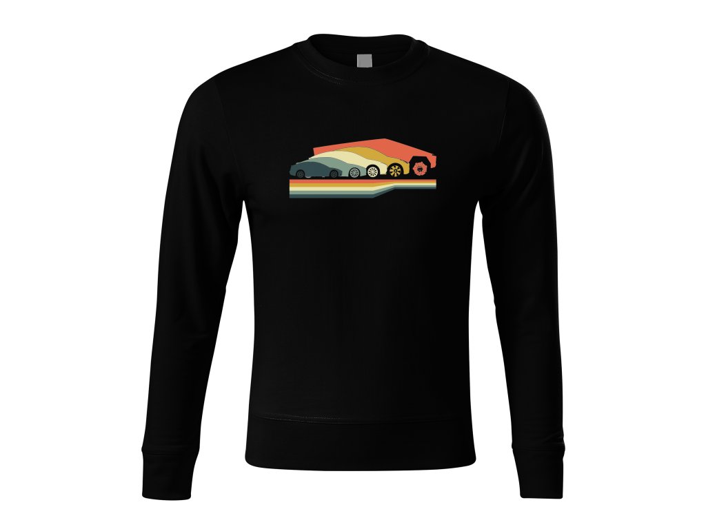 Kapucnis pulóver Evolution Cars Retro Cybertruck