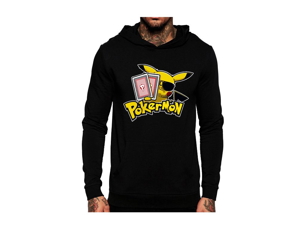 Poker a Pokémon mikina