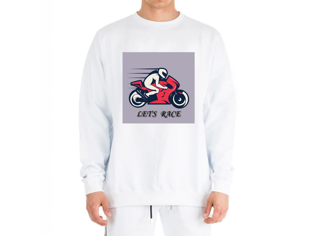 Motocyklový pretekár mikina