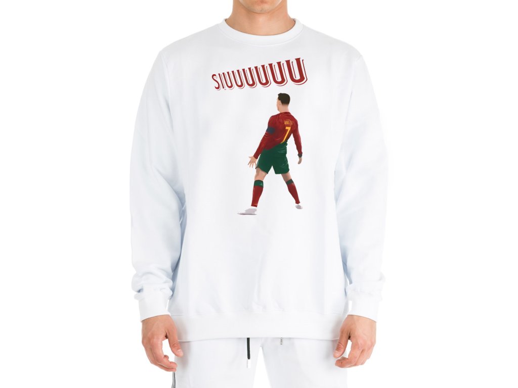 Mikina s kapucňou SIUUU! Ronaldo oslavuje výbuch