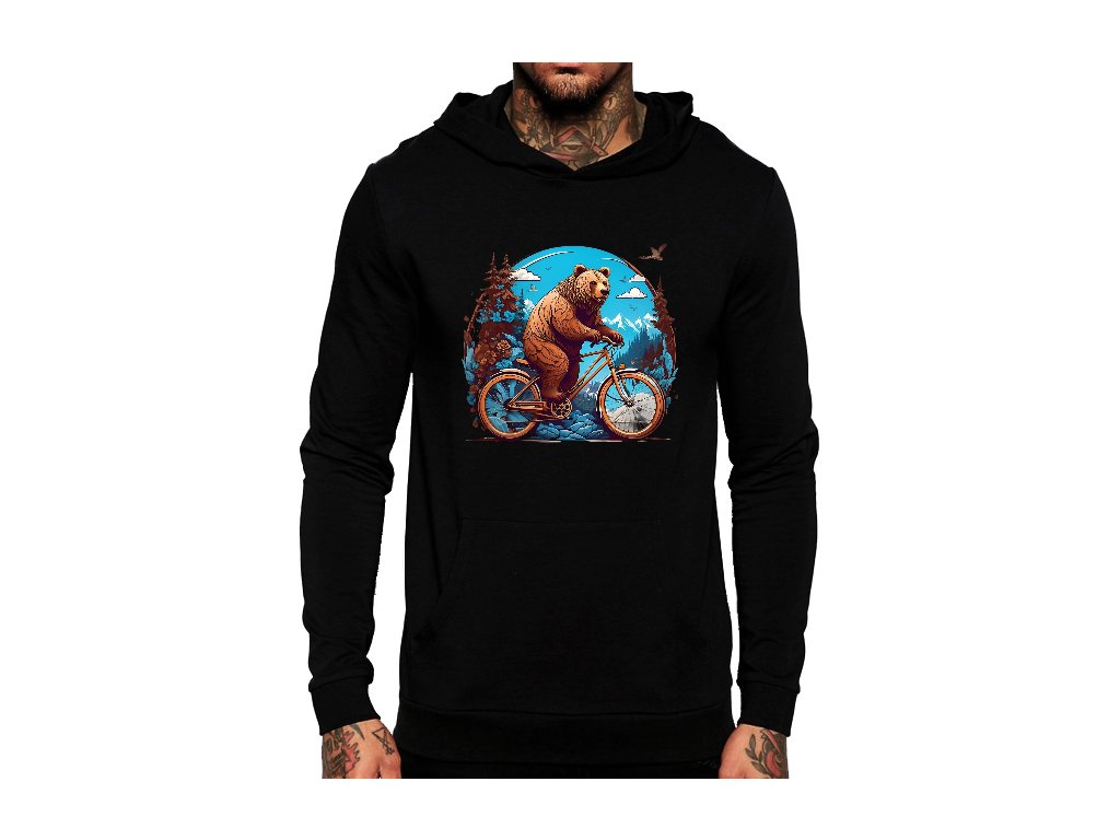 Sveter Medveď bicykel