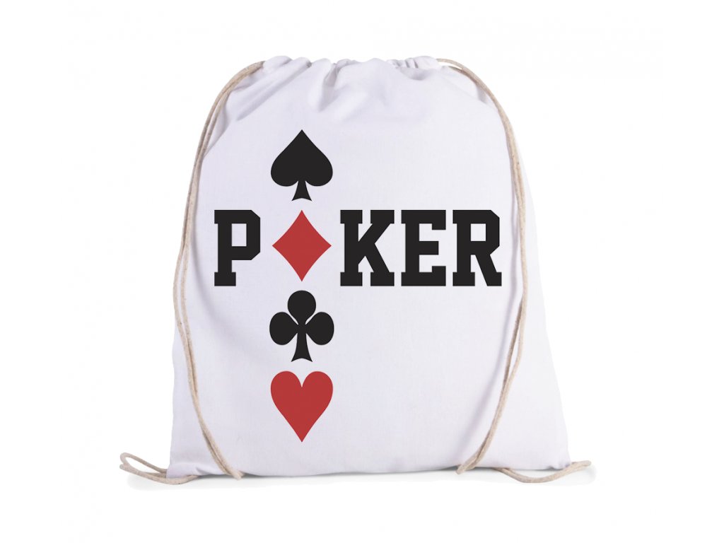 Pokerová taška Káro Pika Tref Srdce