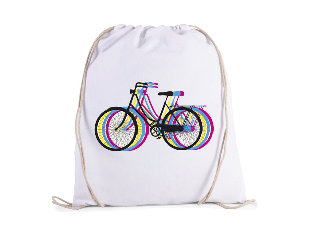 Dúhová bicyklová taška