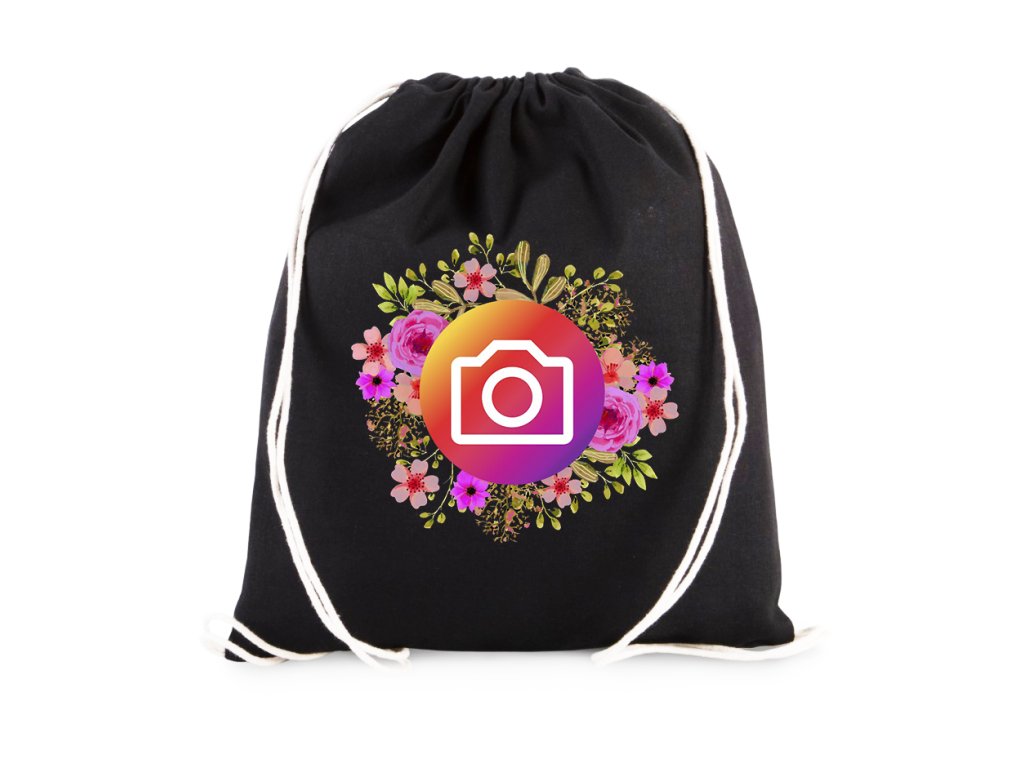 Instagram kvetinová taška