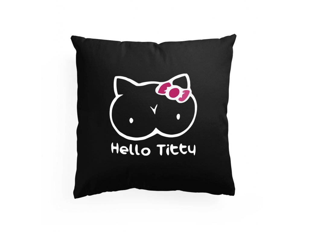 Hello Kitty vankúš paródia