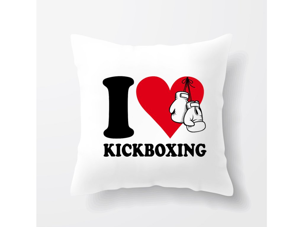 Milujem kickbox vankúš