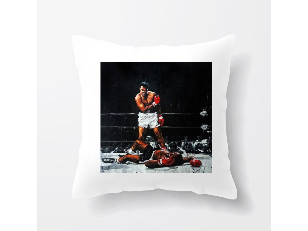 Muhammad Ali boxerský vankúš