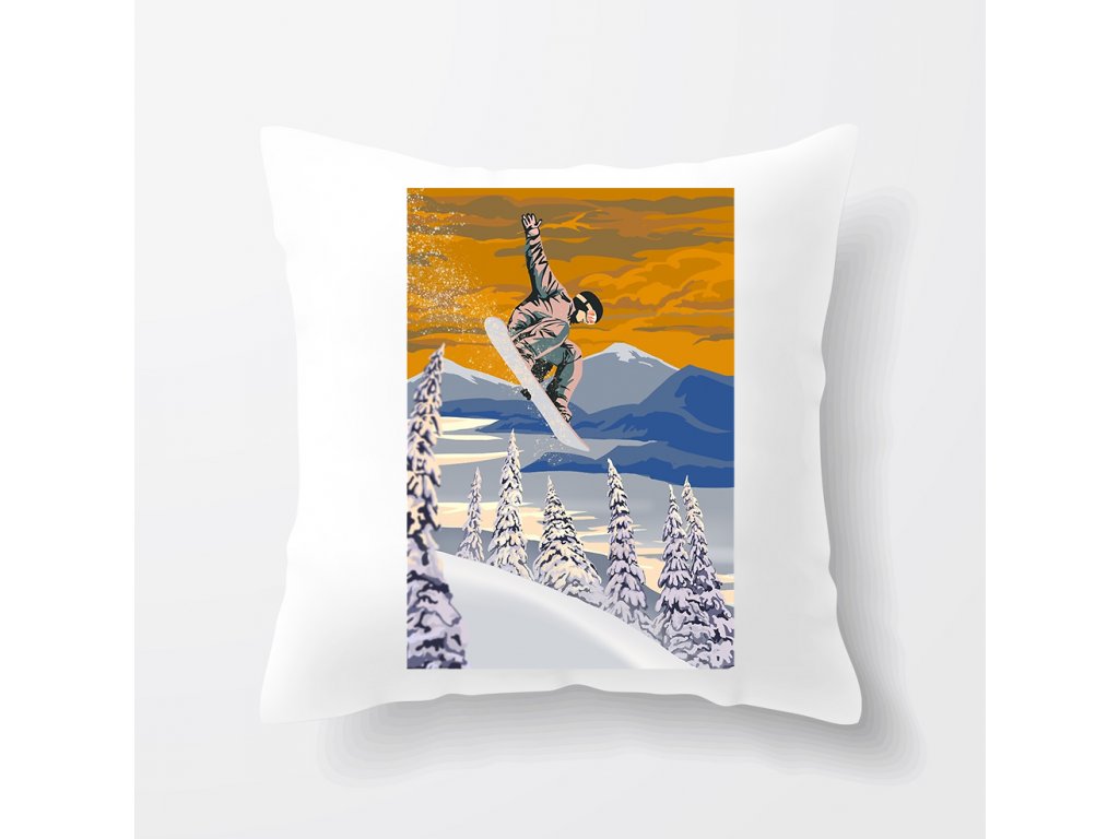 Snowboard vankúš