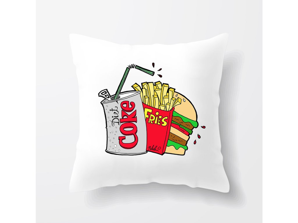 Vankúš kolesá vyprážaný hamburger