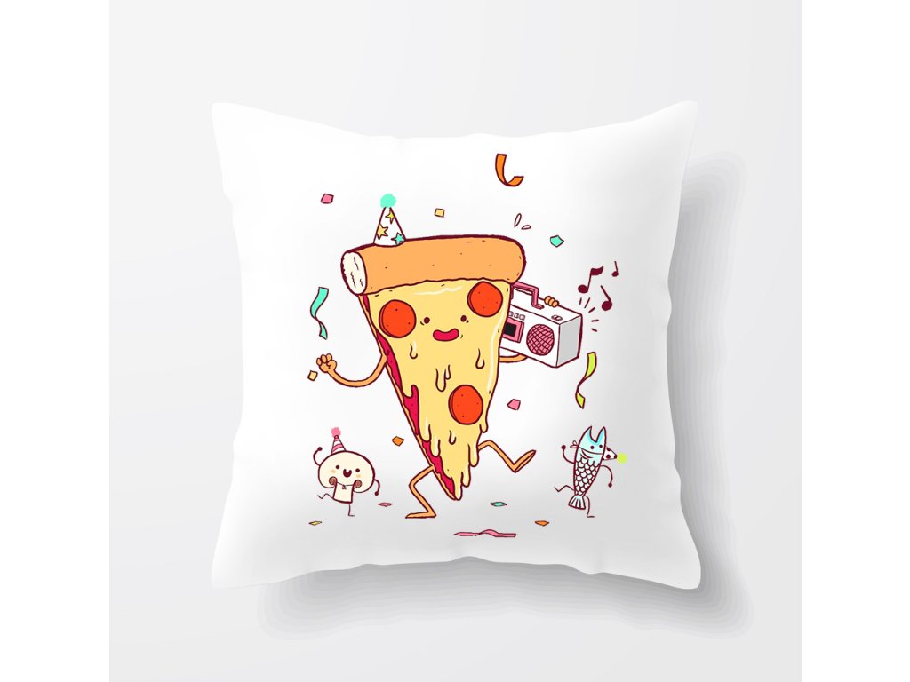 Pizza párty vankúš