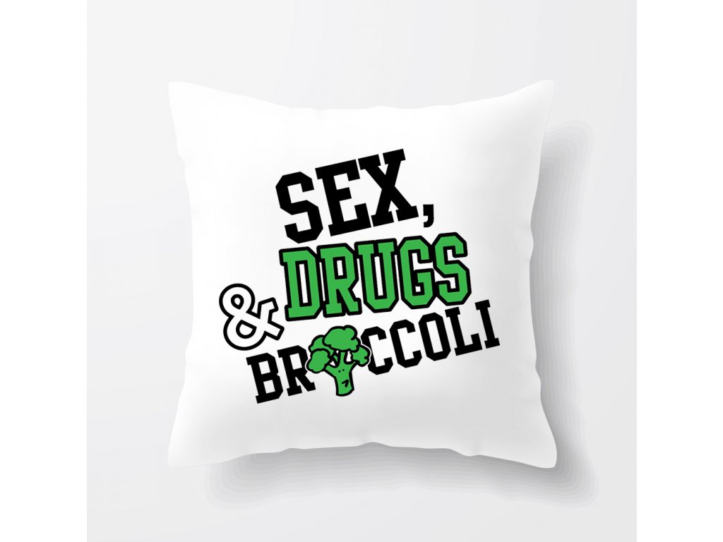 Vankúš Sex Drogy Brokolica