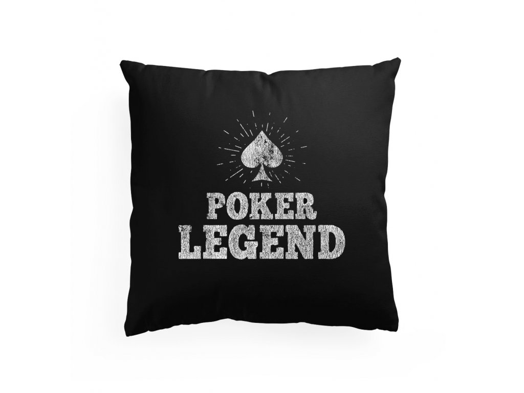 Pokerová legenda vankúš