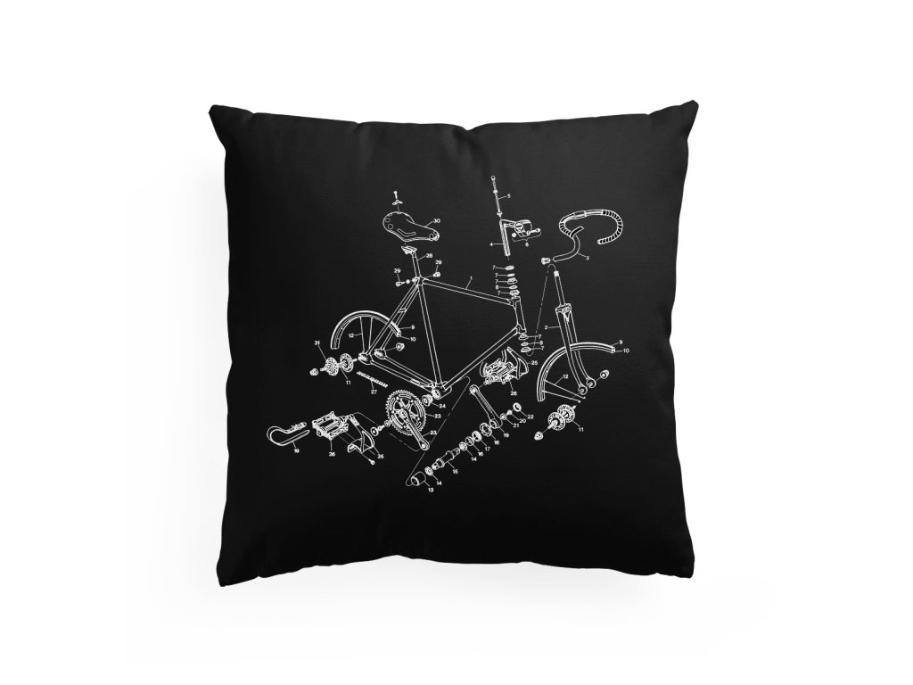 Časti bicyklového kolesa vankúš